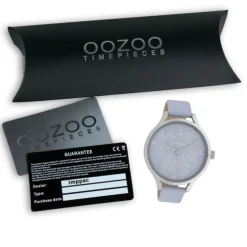 Oozoo Damen Armbanduhr Timepieces C10089 Analog Leder blau UOC10089