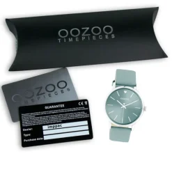 Oozoo Damen Armbanduhr Timepieces C10985 Analog Leder seeblau UOC10985