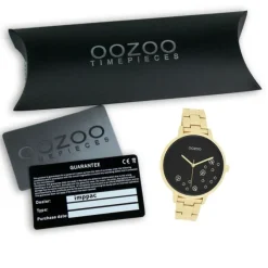 Oozoo Damen Armbanduhr Timepieces Analog Edelstahl gold UOC11124