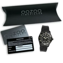 Oozoo Damen Armbanduhr Timepieces Analog Edelstahl schwarz UOC11149