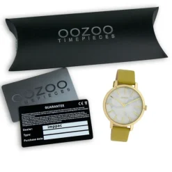 Oozoo Damen Armbanduhr Timepieces Analog Leder gelb UOC10113