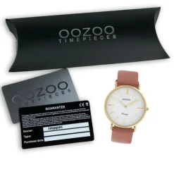 Oozoo Damen Armbanduhr Timepieces Analog Leder orange UOC9967A