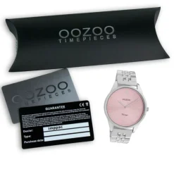 Oozoo Damen Armbanduhr Timepieces Analog Metall silber UOC9982A