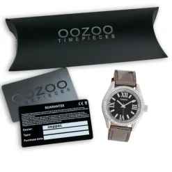Oozoo Damen Armbanduhr Timepieces Analog Leder braun UOC10267