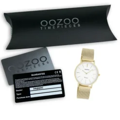 Oozoo Damen Armbanduhr Timepieces Analog Metall gold UOC9911A