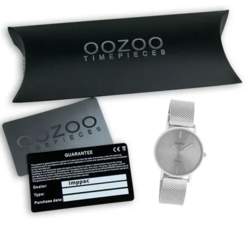 Oozoo Damen Armbanduhr Timepieces Analog Metall silber UOC9939A