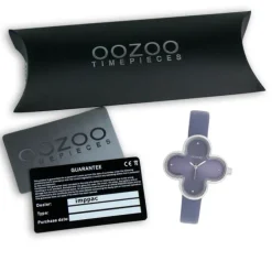 Oozoo Damen Armbanduhr Timepieces Analog Lederband blau UOC11522