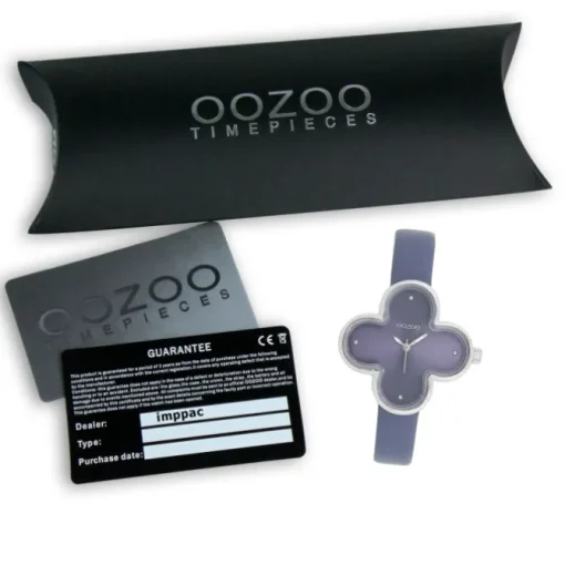 Oozoo Damen Armbanduhr Timepieces Analog Lederband blau UOC11522
