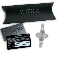 Oozoo Damen Armbanduhr Timepieces Analog Metallband silber UOC11526