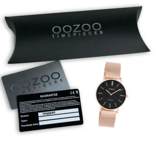 Oozoo Damen Armbanduhr Timepieces Analog Metall rosegold UOC9927A
