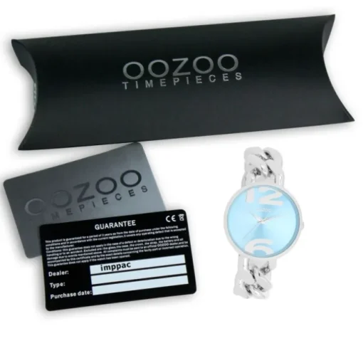 Oozoo Damen Armbanduhr Timepieces Analog Metall silber UOC11350