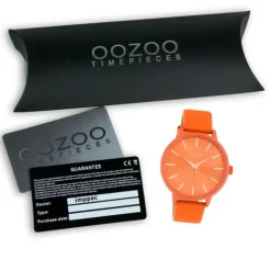 Oozoo Damen Armbanduhr Timepieces C10614 Analog Leder orange UOC10614
