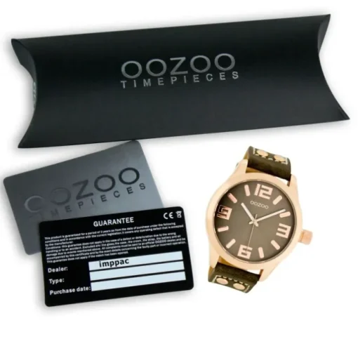 Oozoo Damen Armbanduhr Timepieces C1158 Analog Leder braun UOC1158