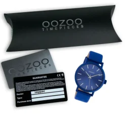 Oozoo Damen Armbanduhr Timepieces C10452 Analog Leder blau UOC10452