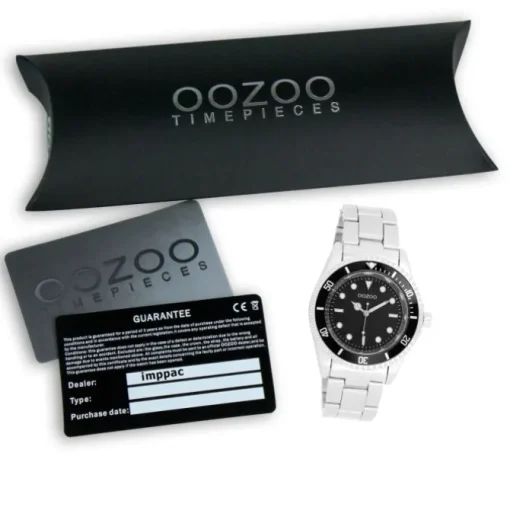 Oozoo Damen Armbanduhr Timepieces Analog Edelstahl silber UOC11147