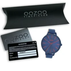 Oozoo Damen Armbanduhr Timepieces Analog Leder blau UOC11252