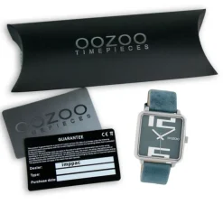 Oozoo Damen Armbanduhr Timepieces Analog Leder blau UOC10361