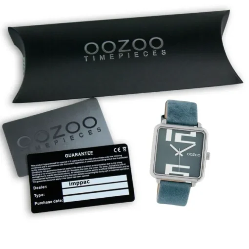 Oozoo Damen Armbanduhr Timepieces Analog Leder blau UOC10361