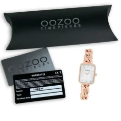 Oozoo Damen Armbanduhr Timepieces Analog Edelstahl rosegold UOC11134