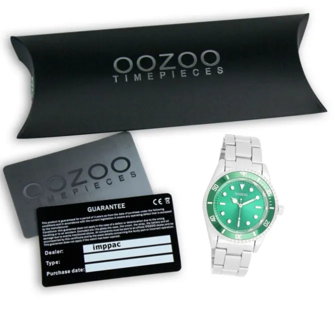 Oozoo Damen Armbanduhr Timepieces Analog Edelstahl silber UOC11146
