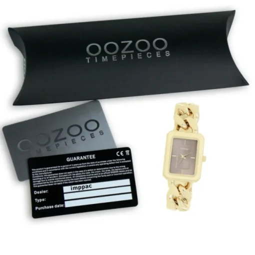 Oozoo Damen Armbanduhr Timepieces Analog Metall gold UOC11353