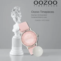 Oozoo Damen Armbanduhr Timepieces C10932 Analog Leder rosa UOC10932