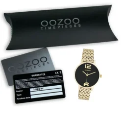 Oozoo Damen Armbanduhr Timepieces C11023 Analog Edelstahl gold UOC11023