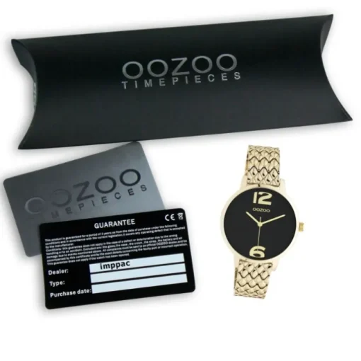 Oozoo Damen Armbanduhr Timepieces C11023 Analog Edelstahl gold UOC11023