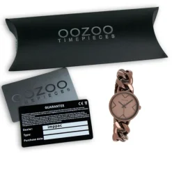 Oozoo Damen Armbanduhr Timepieces Analog Edelstahl bronze UOC11129