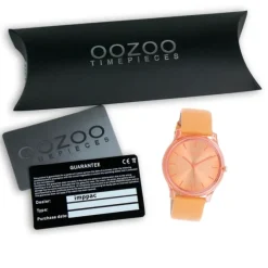 Oozoo Damen Armbanduhr Timepieces Analog Leder mango UOC11141