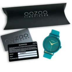 Oozoo Damen Armbanduhr Timepieces C10581 Analog Leder türkis UOC10581