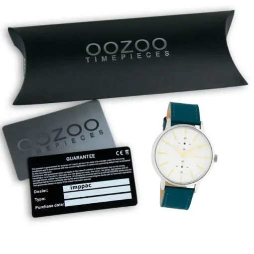 Oozoo Damen Armbanduhr Timepieces C10587 Analog Leder blau UOC10587