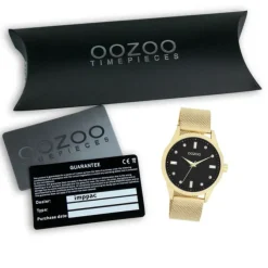 Oozoo Damen Armbanduhr Timepieces Analog Metall gold UOC11283