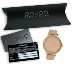 Oozoo Damen Armbanduhr Timepieces Analog Leder rosa UOC10121