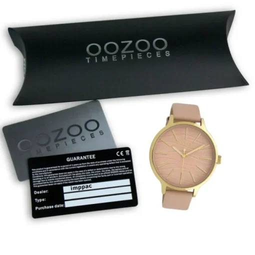 Oozoo Damen Armbanduhr Timepieces Analog Leder rosa UOC10121