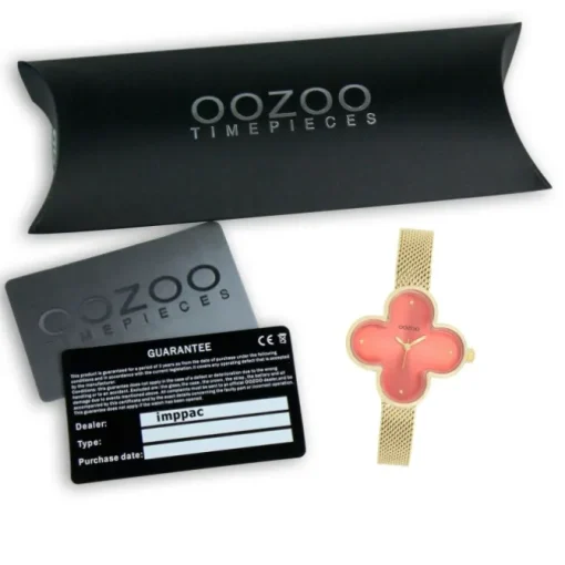 Oozoo Damen Armbanduhr Timepieces Analog Metallband gold UOC11529