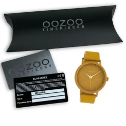 Oozoo Damen Armbanduhr Timepieces C10172 42mm Quarz Leder gelb UOC10172