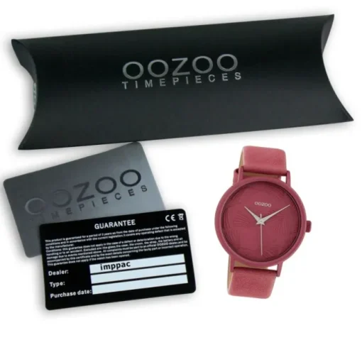 Oozoo Damen Armbanduhr Timepieces C10396 Quarz Leder altrosa UOC10396