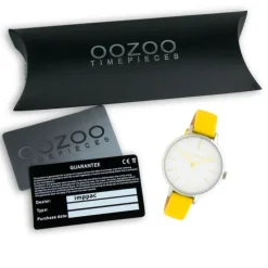 Oozoo Damen Armbanduhr Timepieces JR312 Analog Leder gelb UOJR312