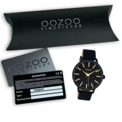 Oozoo Damen Armbanduhr Timepieces C10619 Analog Leder dunkelblau UOC10619