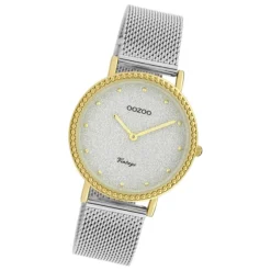 Oozoo Damen Armbanduhr Ultra Slim C20053 Analog Edelstahl silber UOC20053