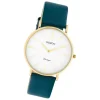 Oozoo Damen Armbanduhr Ultra Slim C20229 Analog Leder türkis UOC20229