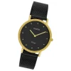 Oozoo Damen Armbanduhr Ultra Slim C20058 Analog Edelstahl schwarz UOC20058