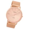 Oozoo Damen Armbanduhr Ultra Slim C9343 Analog Edelstahl rosegold UOC9343