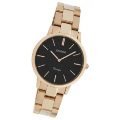 Oozoo Damen Armbanduhr Ultra Slim C20049 Analog Edelstahl rosegold UOC20049