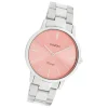 Oozoo Damen Armbanduhr Ultra Slim C20028 Analog Edelstahl silber UOC20028