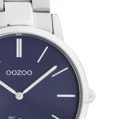 Oozoo Damen Armbanduhr Ultra Slim C20029 Analog Edelstahl silber UOC20029