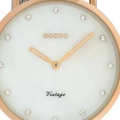 Oozoo Damen Armbanduhr Ultra Slim C20065 Analog Edelstahl silber UOC20065