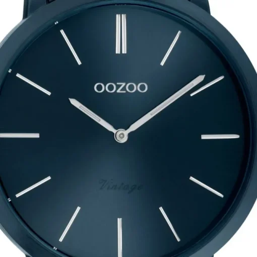 Oozoo Damen Armbanduhr Ultra Slim C20108 Analog Edelstahl blau UOC20108