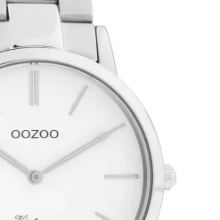 Oozoo Damen Armbanduhr Ultra Slim C20026 Analog Edelstahl silber UOC20026